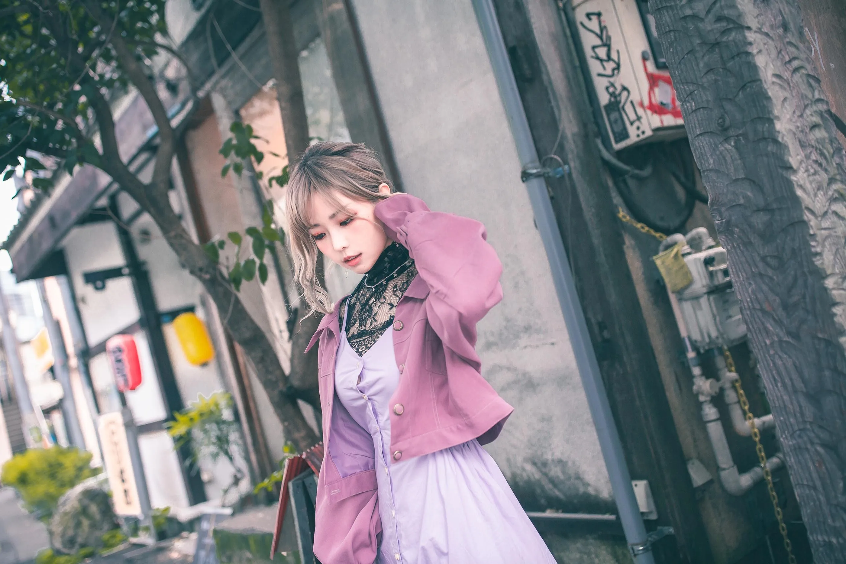 ElyEE子 – NO.90 [2020 Ely Collection] Digital photo set 10套-4 Pale Lavender [54P]插图4